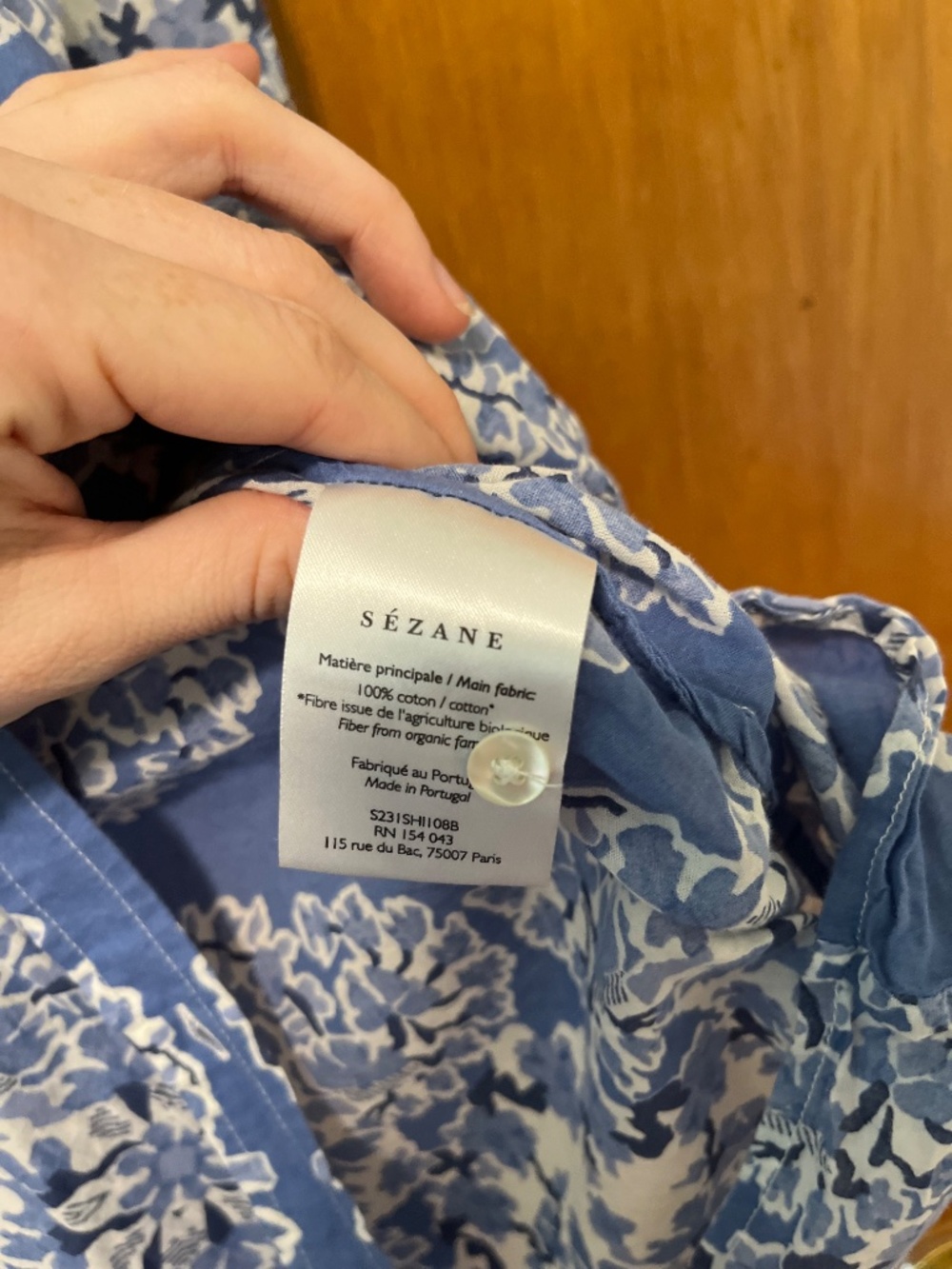 Sezane button down - Picture 3 of 3